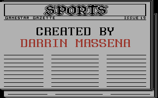 Championship Baseball screenshot 3 for Commodore 64